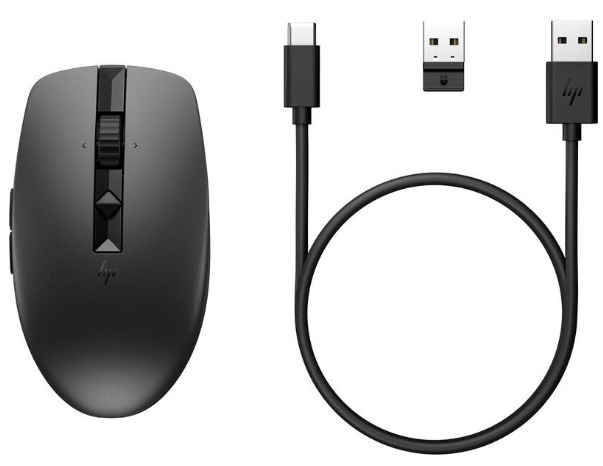 Myš HP 710 Rechargeable Silent čierna Myš HP 710 Rechargeable Silent optická/6 tlačidiel/3000DPI - čierna