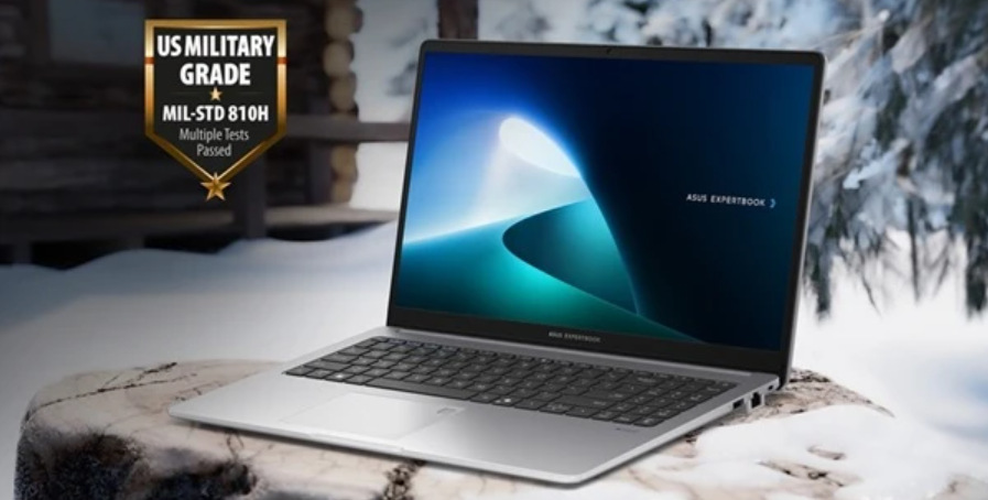 Notebook Asus ExpertBook P1 s armádnou odolnosťou