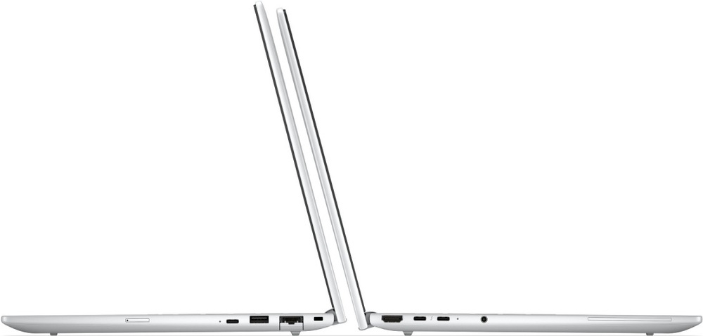 Notebook HP Elitebook 8 G2i 14" strieborný Ľavá a pravá strana notebooku HP Elitebook 8 G2i so širokou škálou portov