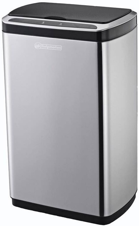 Bezdotykový odpadkový kôš Helpmation CUBE WIDE AK5113, 50 l nerez