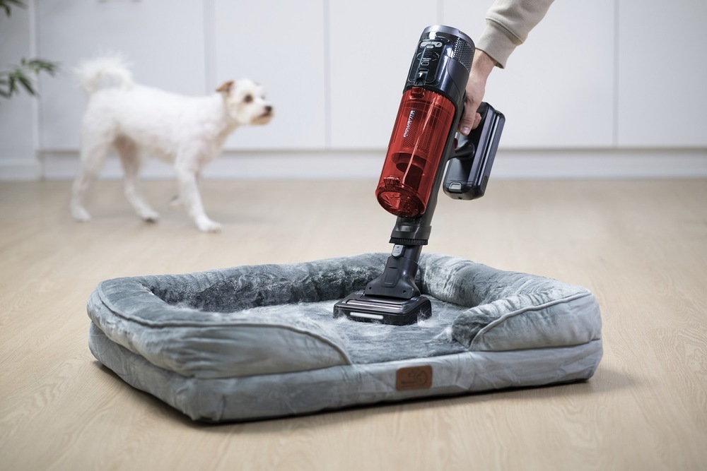 Tyčový vysávač Rowenta X-Force Flex 13.60 Auto Animal RH9A73WO, 3 v 1 sivý/červený Tyčový vysávač Rowenta X-Force Flex 13.60 Auto Animal RH9A73WO, 3 v 1 sivý/červený