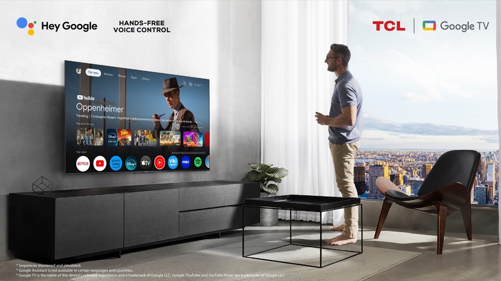 Televízor TCL 98C6K „Televízia