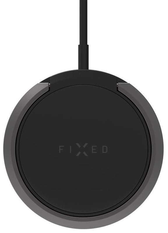 Bezdrôtová nabíjačka FIXED MagPad s MagSafe a stojanom, 15W čierna