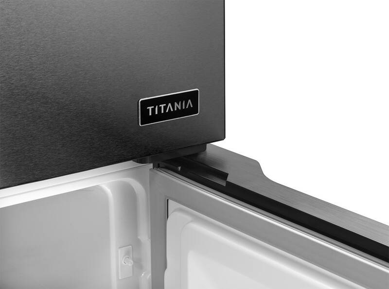 Americká chladnička Concept TITANIA LA8383ds čierna/nerez