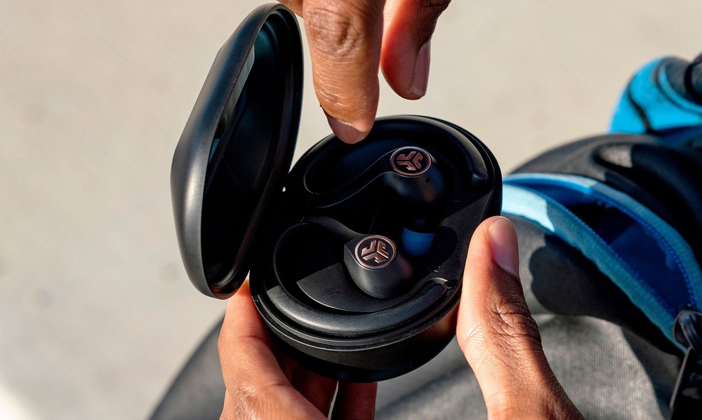Slúchadlá JLab JBuds Air Sport True Wireless čierna Slúchadlá JLab JBuds Air Sport True Wireless čierna