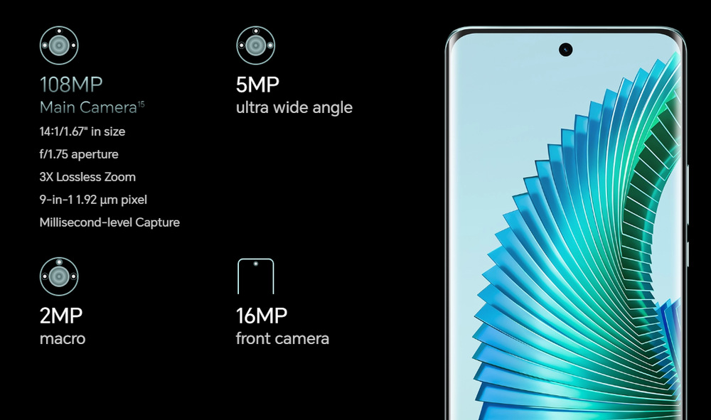 Mobilný telefón HONOR Magic6 Lite 5G 8 GB / 256 GB čierny Mobilný telefón HONOR Magic6 Lite 5G 8 GB / 256 GB čierny