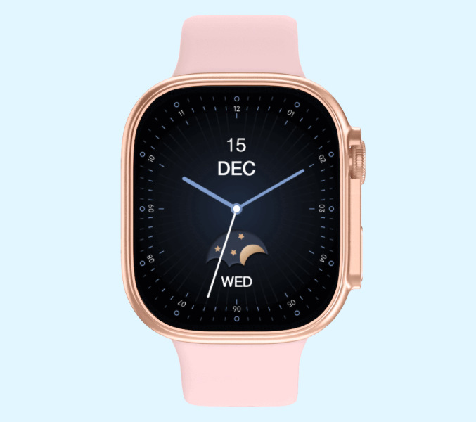 Inteligentné hodinky Carneo Zephyr Ultra mini HR+ - rosegold rose gold