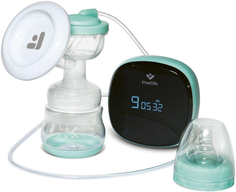 Odsávačka materského mlieka TrueLife Nutrio BP Electric biela/zelená