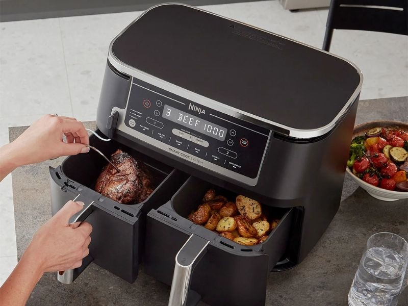 Fritéza teplovzdušná Ninja AF451EU Foodie MAX Dual Zone 9,5 l čierna Fritéza teplovzdušná Ninja AF451EU Foodie MAX Dual Zone 9,5 l čierna