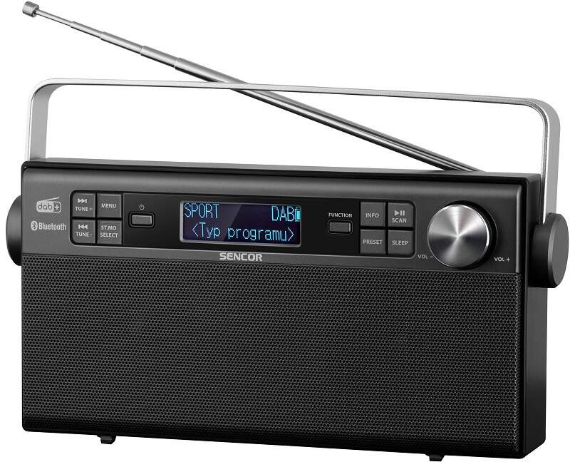 Rádioprijímač s DAB+ Sencor SRD 7800 čierny Rádioprijímač s DAB+ Sencor SRD 7800 čierny