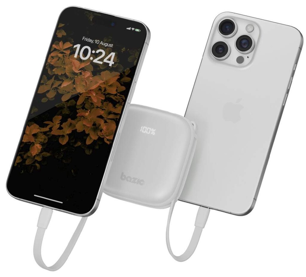 Powerbank Energea Bazic GoPower Fusion 10000 mAh biely