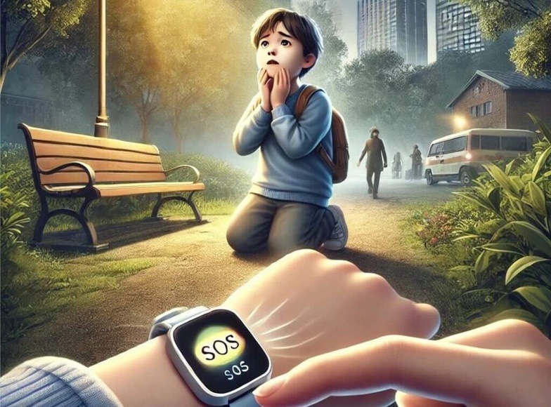 Inteligentné hodinky Carneo GuardKid+ 4G TINY modré „“