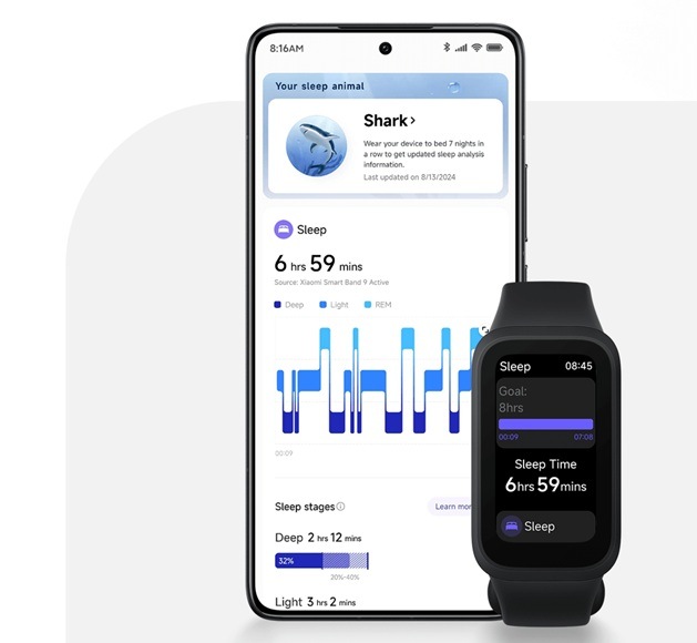 Fitness náramok Xiaomi Smart Band 9 Active zelený Fitness náramok Xiaomi Smart Band 9 Active zelený