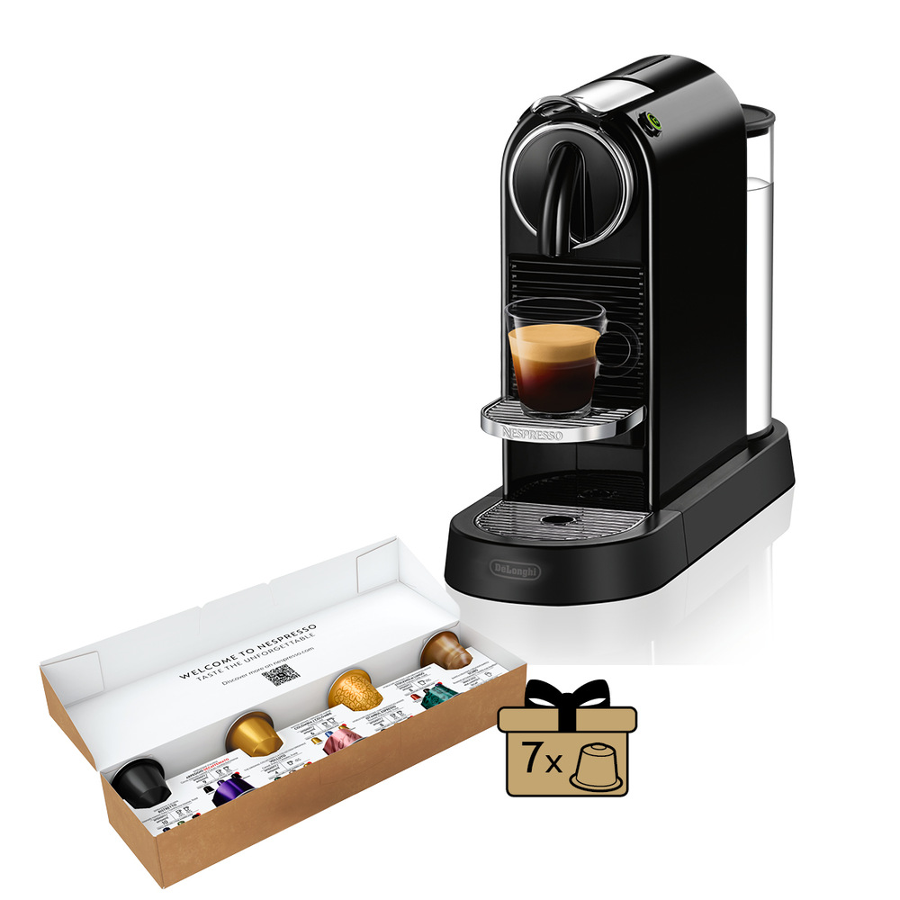 Kapsulový kávovar De'Longhi Nespresso Citiz EN167.B čierny Kapsulový kávovar De'Longhi Nespresso Citiz EN167.B čierny