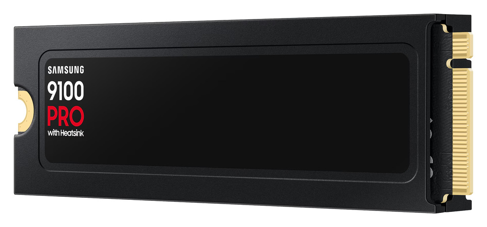SSD Samsung 9100 PRO 8 TB with Heatsink PCIe 5.0 NVMe čierny SSD Samsung 9100 PRO 8 TB with Heatsink PCIe 5.0 NVMe v detaile