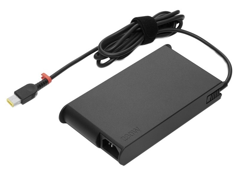 Napájací adaptér Lenovo s výkonom 230 W, čierna farba