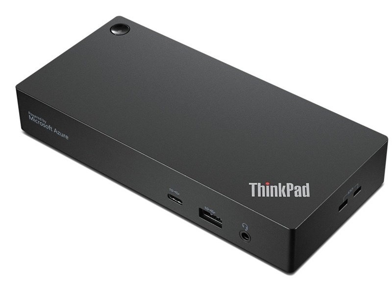 Dokovacia stanica Lenovo s podporou Plug & Play, čierna farba