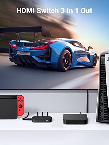 HDMI rozbočovač UGREEN HDMI Switcher 3 In 1 Out 4K@30HZ HDMI rozbočovač UGREEN HDMI Switcher 3 In 1 Out 4K@30HZ