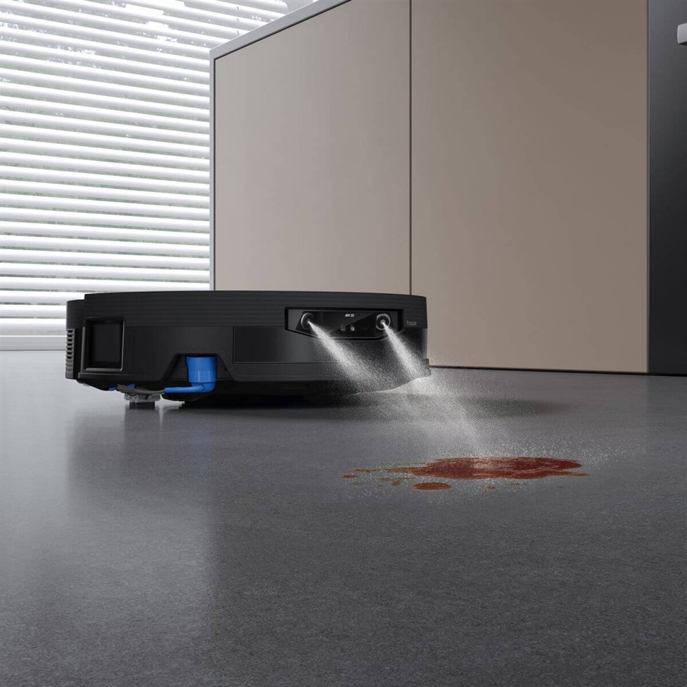 Inteligentné mopovanie s detekciou škvŕn vysávača ECOVACS DEEBOT X12 OMNICYCLONE SILVER