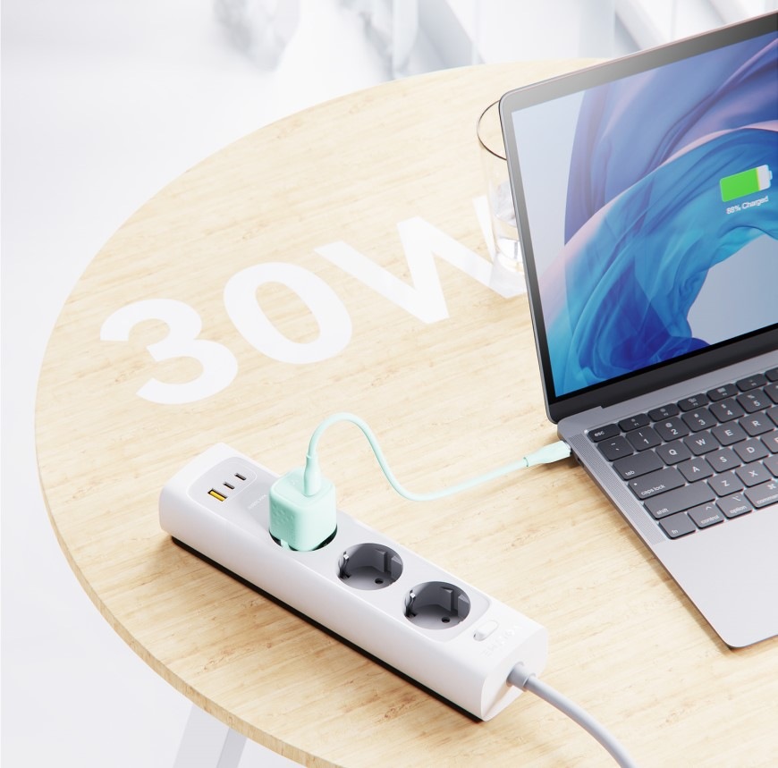 Nabíjačka do siete Voltme Revo 30 Mini 1xUSB-C 30W zelená Nabíjačka do siete Voltme Revo 30 Mini 1xUSB-C 30W - zelená