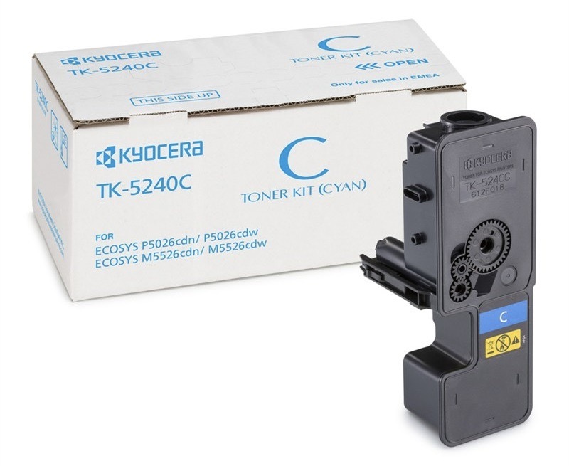 Toner Kyocera TK-5240C, 1T02R7CNL0, 3000str. modrý