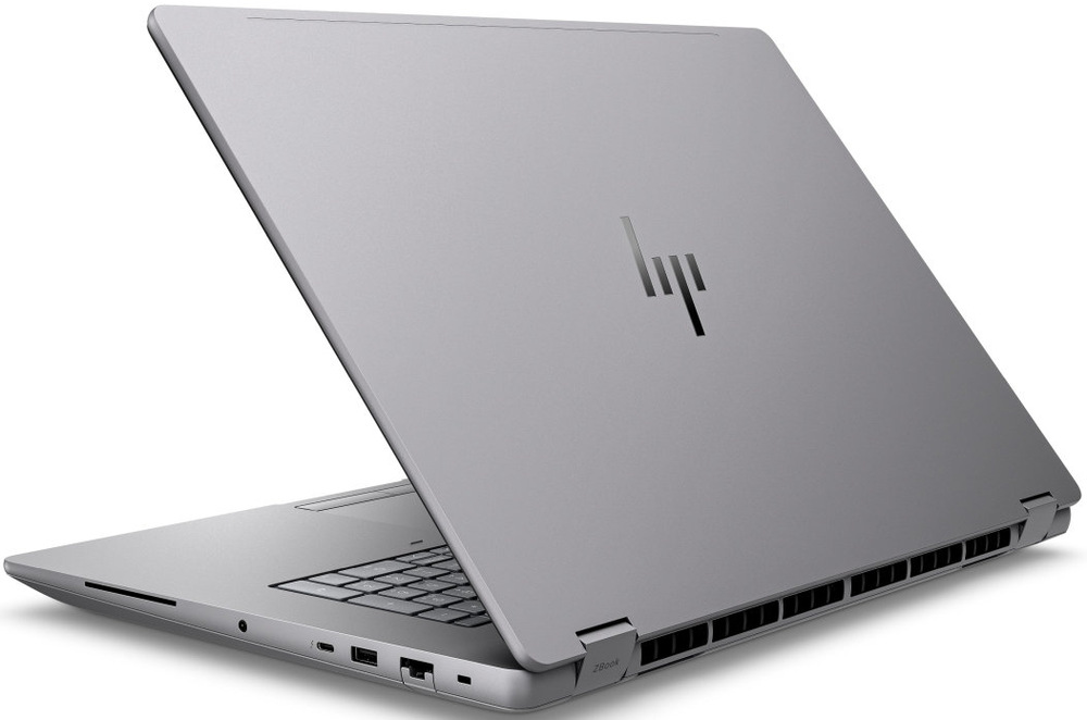 Notebook HP ZBook Fury G1i 16” sivý Zadná strana robustného notebooku HP ZBook Fury G1i