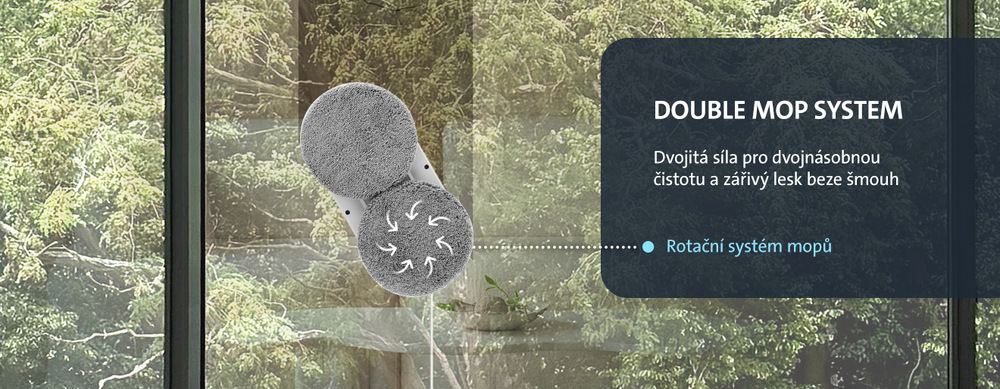 Robotický čistič okien ETA Finestro Smart 6329 90000 svetlo modrá Robotický čistič okien ETA Finestro Smart 6329 90000 svetlo modrá