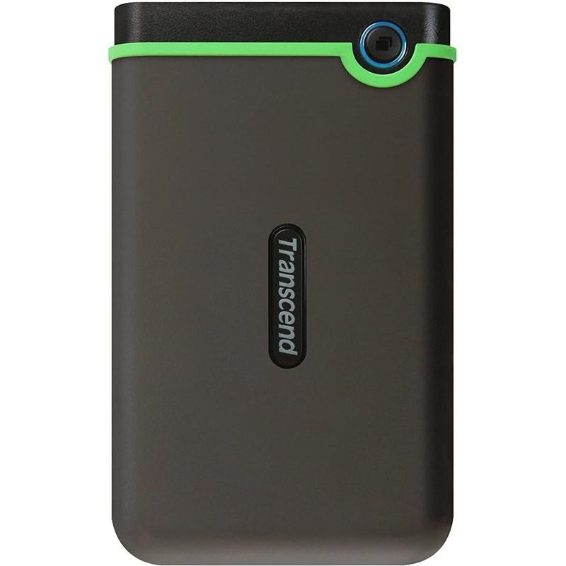 Externý pevný disk Transcend StoreJet 25M3C 4TB, USB-C (3.1 Gen 1) sivý/zelený