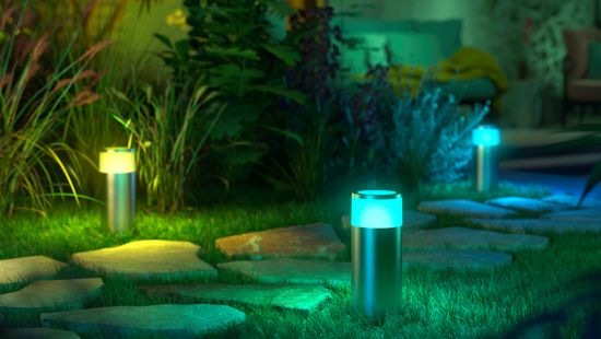 Svietidlo vonkajšie Philips Hue Calla White and Color Ambiance, bez zdroje čierne