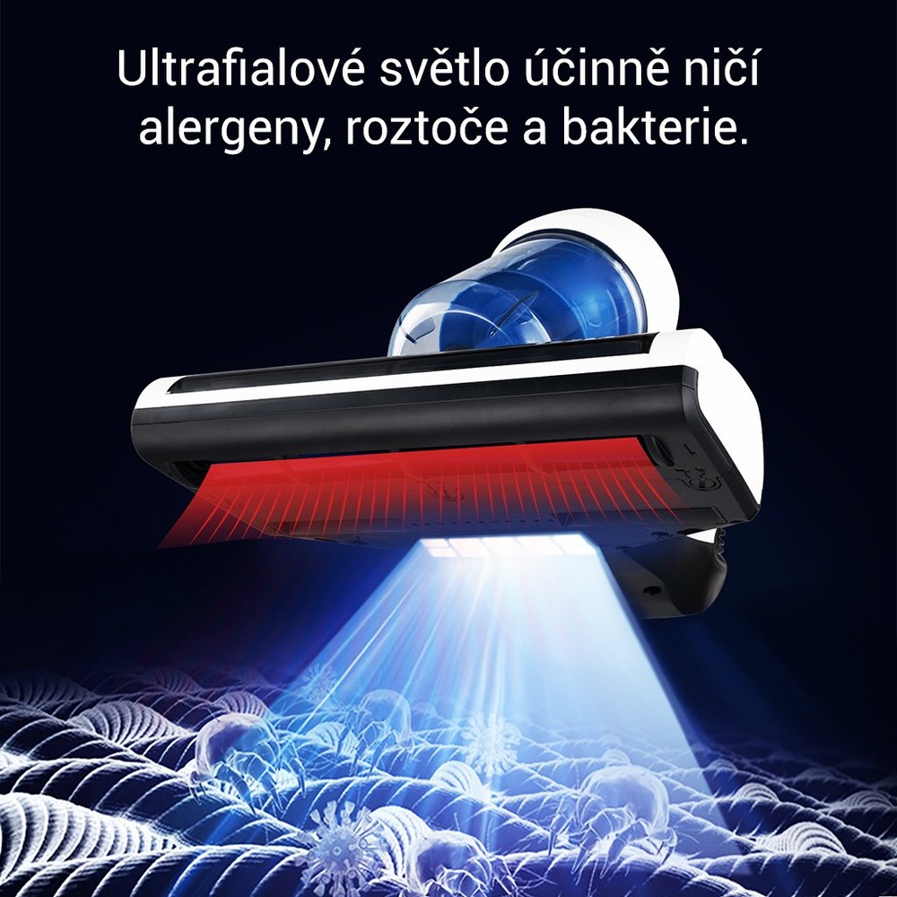 Ručný vysávač Tesla LifeStar UV550, antibakteriálny