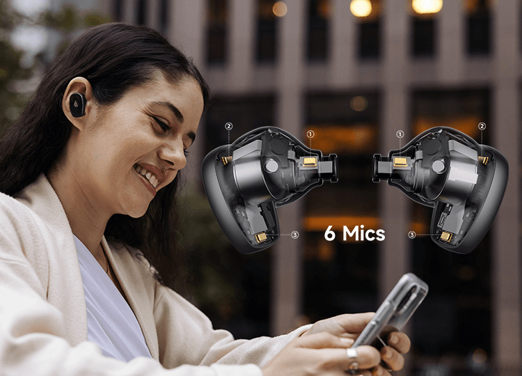 Slúchadlá Edifier NeoDots čierna EDIFIER NeoDots, čierna