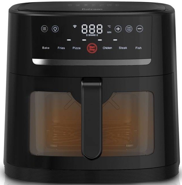 Fritéza teplovzdušná Rohnson R-2834 SmartChef XL Wi-Fi 8 l čierna