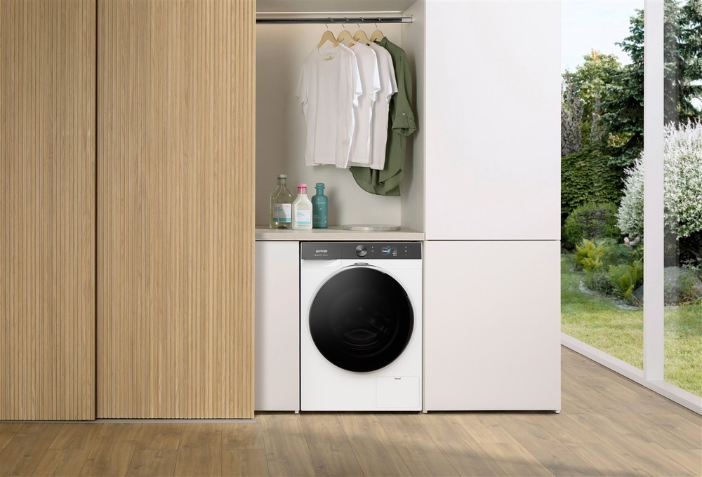 Práčka Gorenje G800 WG814A5T4 SuperSilent 68db biela Práčka Gorenje WG814A5T4 SuperSilent v modernej domácnosti
