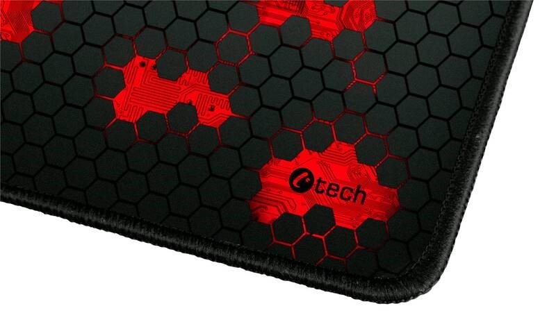 Podložka pod myš C-Tech ANTHEA CYBER 32 x 27 cm čierna/zelená Podložka pod myš C-Tech ANTHEA CYBER 32 x 27 cm čierna/zelená