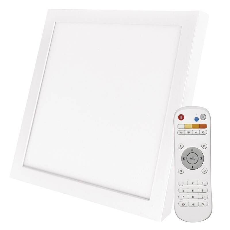 LED stropné svietidlo EMOS Rivi, obdĺžnik, 25W, stmievateľné, CCT biele