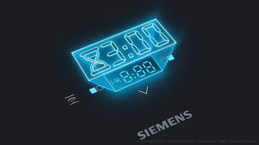 Indukčná varná doska Siemens iQ700 EX651HEC1E fryingSensor Pro čierna Modro zobrazený časovač na varnej doske Siemens EH61ABFB5E