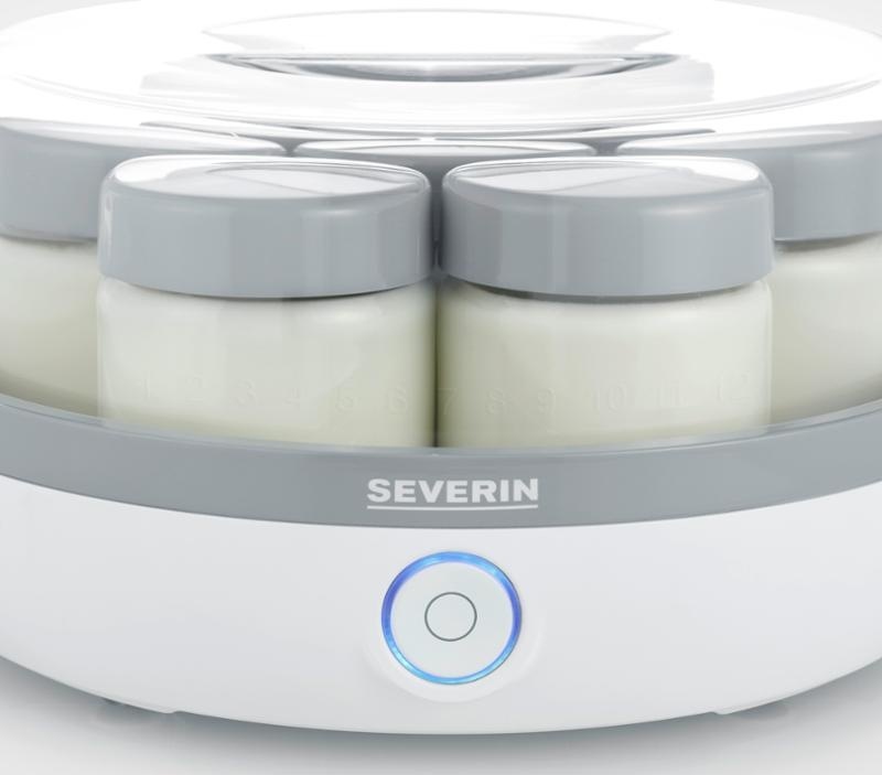Jogurtovač Severin JG 3518 sivý/biely