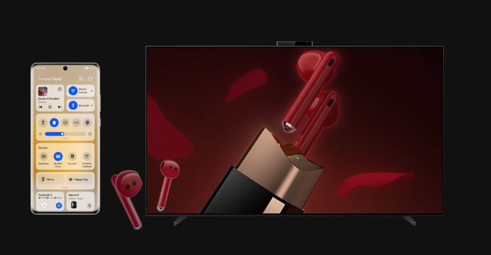 Slúchadlá Huawei FreeBuds Lipstick červená Huawei FreeBuds Lipstick