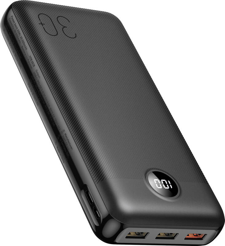 Powerbank YENKEE YPB 3018 18W, 30 000mAh čierny