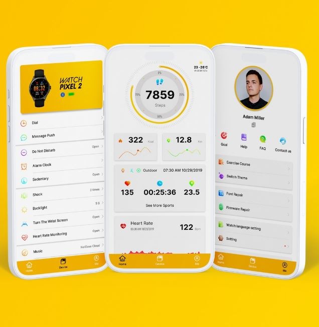 Inteligentné hodinky Niceboy Watch Pixel 2 strieborné Niceboy Watch Pixel 2