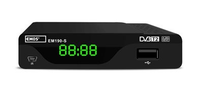 Set-top box EMOS EM190-S HD čierny