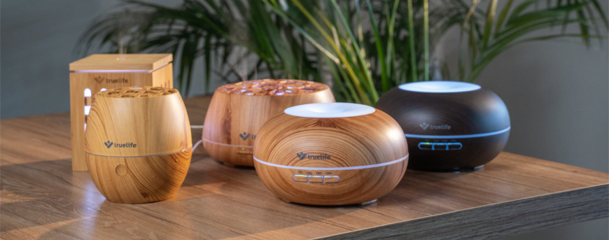 Aróma difuzér TrueLife D3 Light hnedý TrueLife D3 Light, hnědá