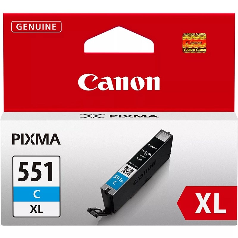 Cartridge Canon CLI-551XL C, 660 strán azúrová farba
