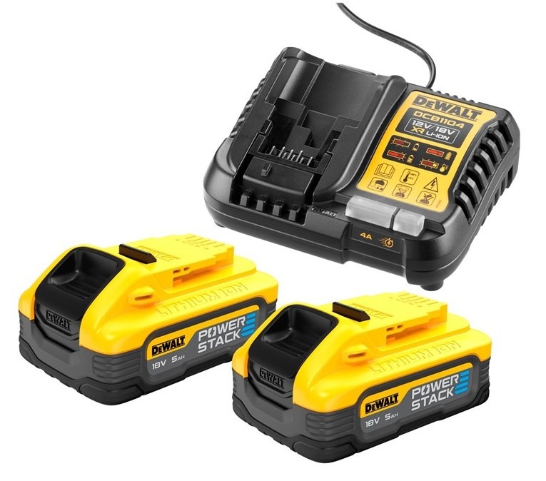 Set batérie a nabíjačky Dewalt XR DCB1104H2