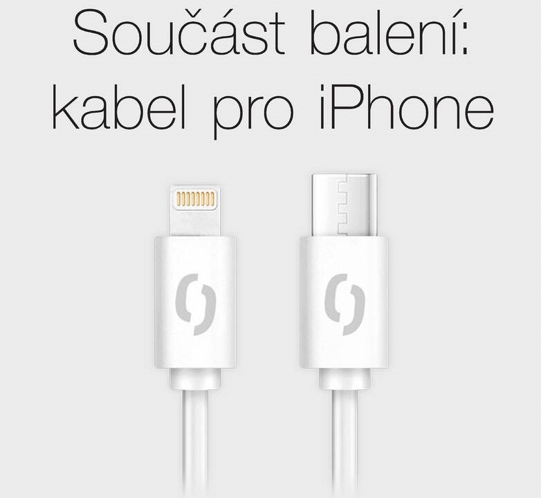 Nabíjačka do siete Aligator Power Delivery 33W, USB-C + USB-A + kábel pre Apple biela Nabíjačka do siete Aligator Power Delivery 33W, USB-C + USB-A + kábel pre Apple biela