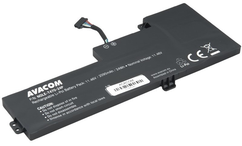 Batéria Avacom Lenovo ThinkPad T470, T480 Li-Pol 11,46V 2095mAh 24Wh