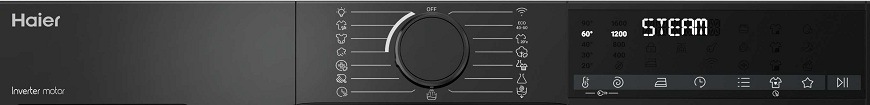 Práčka Haier BHA6S69M6DB9J-S biela ovládací panel práčky Haier BHA6S69M6DB9J-S
