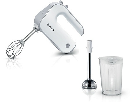 Ručný šľahač Bosch MFQ 4070 strieborný/biely Ručný šľahač Bosch MFQ 4070 strieborný/biely