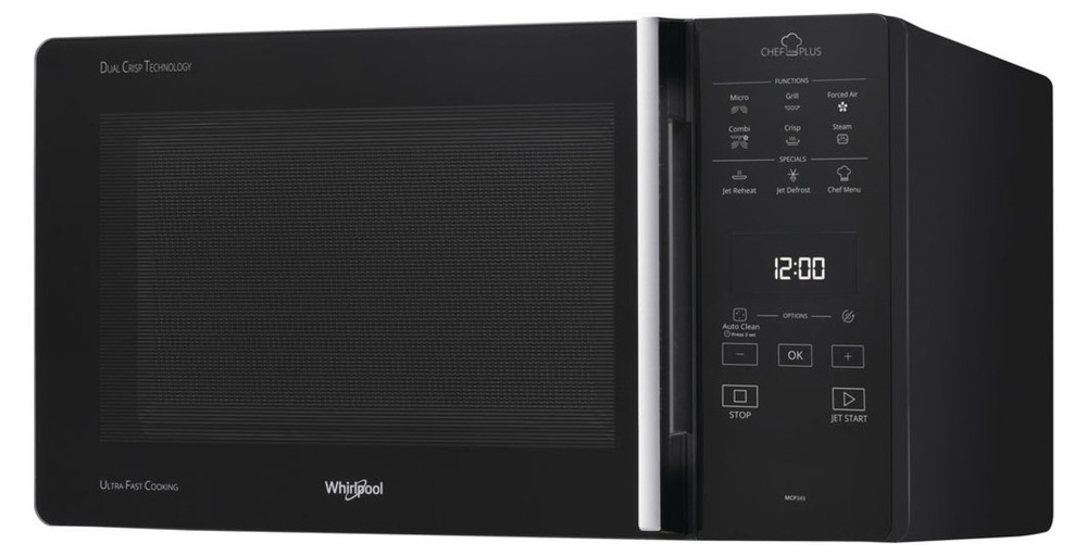Mikrovlnná rúra Whirlpool MCP 349 BL čierna
