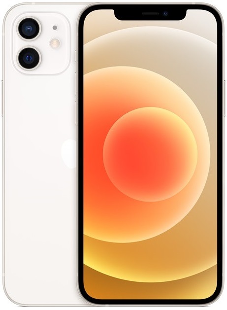Mobilný telefón Apple iPhone 12 64 GB - biely